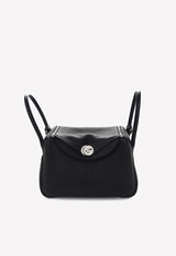 Hermès Lindy 26 in Black Taurillon Clemence Black L26BTCPHW