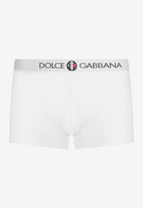 Dolce & Gabbana Logo Waistband Boxers White M4C03J FUECG W0800
