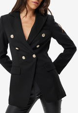 Mossman The Signature Double-Breasted Blazer Black M90840BLACK