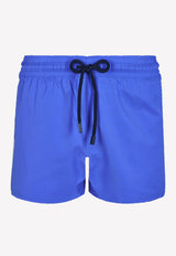 Vilebrequin Fitted Nylon Swim Shorts Sea Blue MANH9E00-314