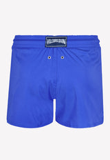 Vilebrequin Fitted Nylon Swim Shorts Sea Blue MANH9E00-314