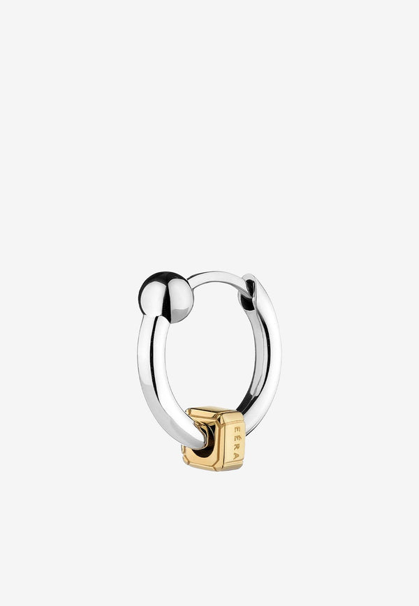 EÉRA Special Order - Mini Piercing Hoop Earring in 18k Gold White Gold MCERPL01U1