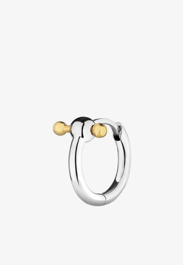 EÉRA Special Order - Mini Piercing Hoop Earring in 18k Gold White Gold MCERPL01U2
