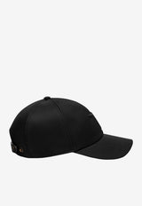 Tom Ford TF Embroidered Cap MH003-TCN036G 1N001 Black