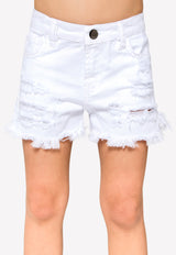 Mini Mieko Shorts in Denim