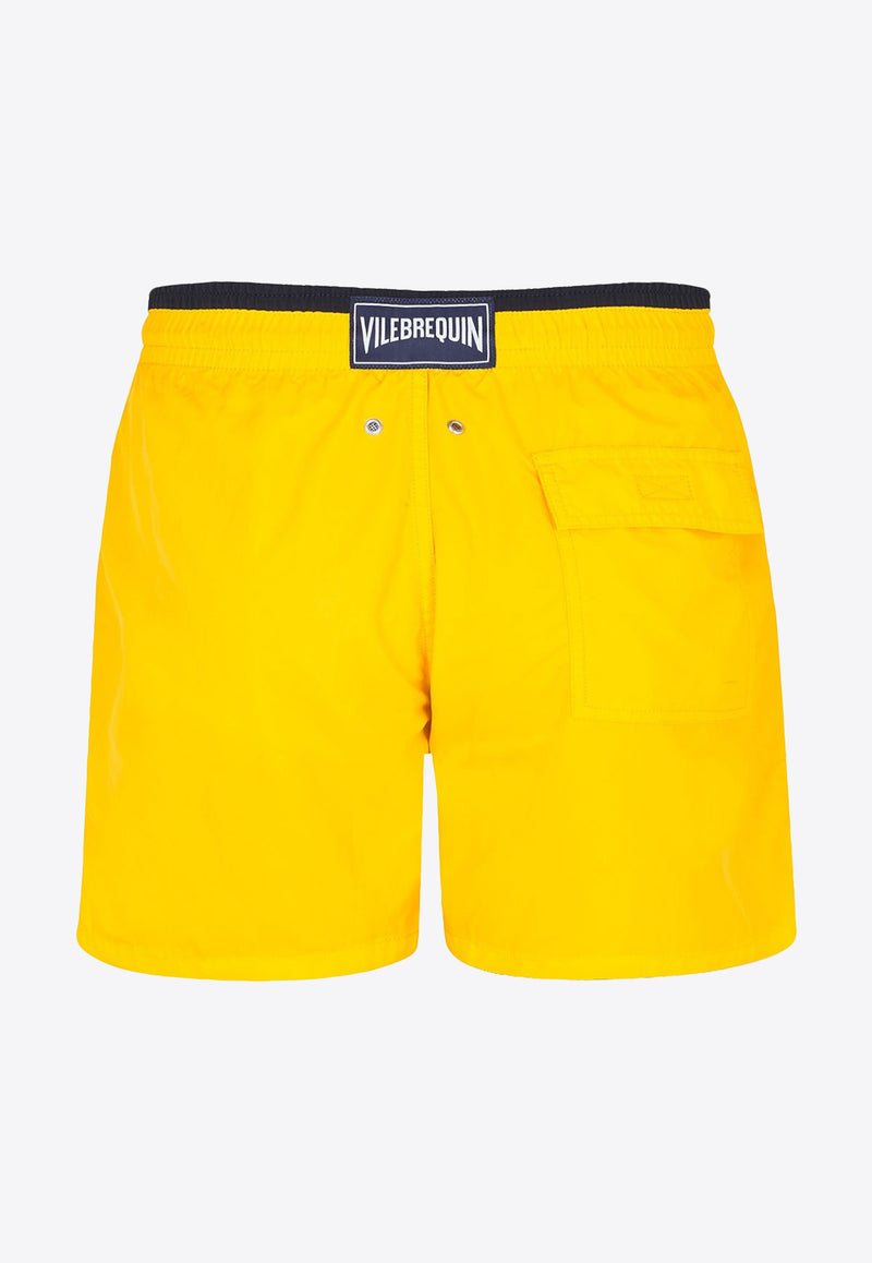 Vilebrequin Moka Bi-Color Swim Shorts MOKU3A01-110 Yellow