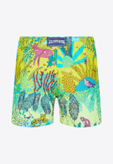 Vilebrequin Moorea Jungle Rousseau Swim Shorts MOOC3B03-414 Multicolor