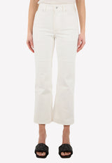 Jil Sander Straight-Leg Cropped Jeans Cream JPPU663162-WU246300-102