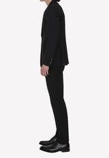 Tonello Single-Breasted Wool Suit Set Black 01AD240Y-1063U-Y99