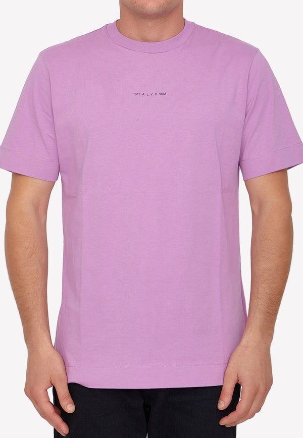 1017 ALYX 9SM Logo Crewneck Short-Sleeved T-shirt AAUTS0326FA01--PNK0008 Pink