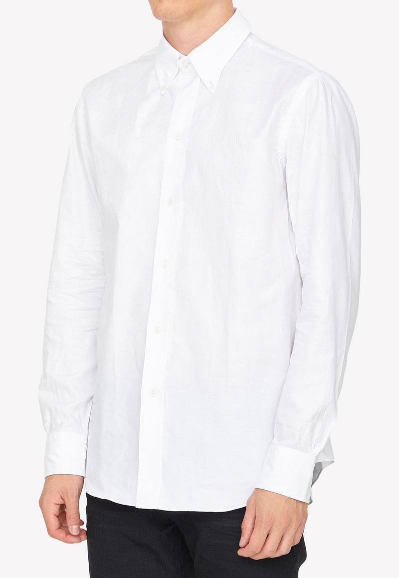 Salvatore Piccolo Long-Sleeved Formal Shirt OR07-CU-OR-07 White