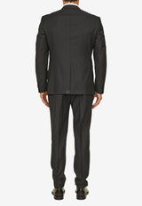 Tonello Two-Piece Tuxedo Suit in Wool Black 01G318K-2747Z-990