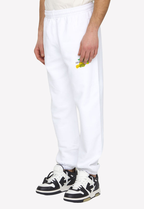 Off-White Brush Arrows Track Pants OMCH029S23FLE002--0184 White