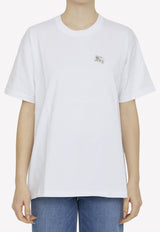 Burberry Crystal Equestrian Knight T-shirt 8065027--A1464 White