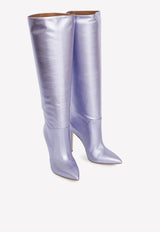 Paris Texas Lilac 150 Knee-High Leather Boots 42590788190389 PX501-XLTM3-VIOLET