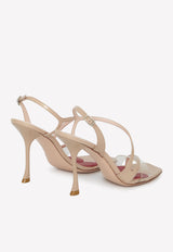 Roger Vivier I Love Vivier 100 Leather Sandals Nude RVW62234700-6NG-5O01