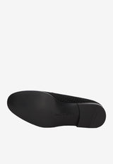 Dolce & Gabbana Logo Velvet Loafers A50508-AG291-8B956 Black