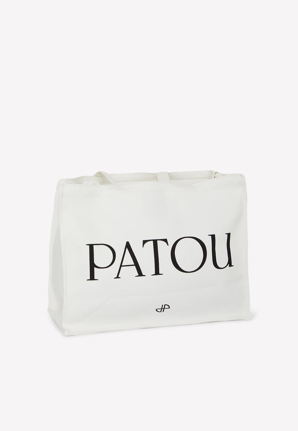 Patou Logo Tote Bag Cream AC024-0076-090C