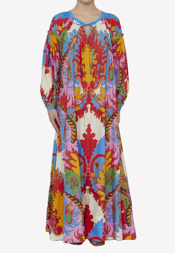 Etro Paisley-Print Tunic Dress Multicolor 12320-4660-600