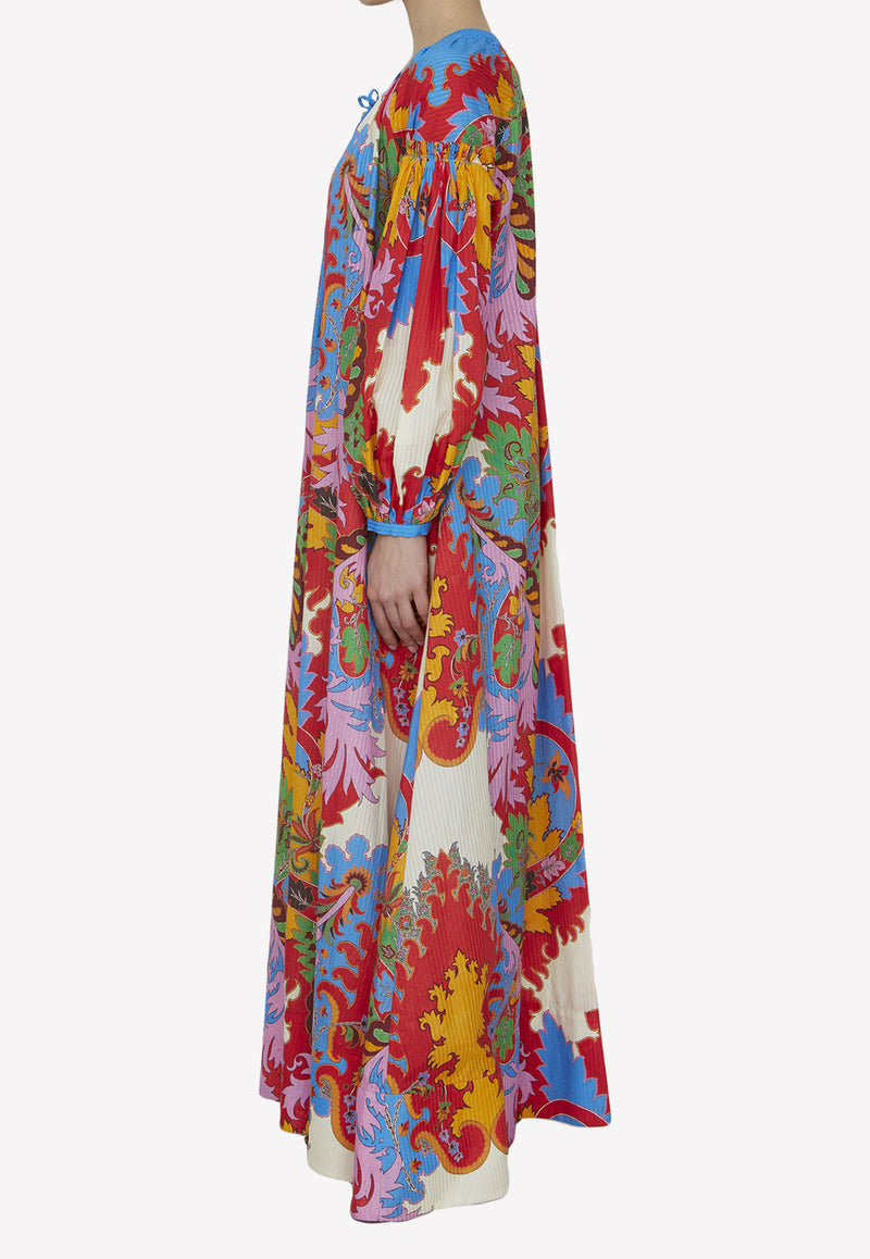 Etro Paisley-Print Tunic Dress Multicolor 12320-4660-600