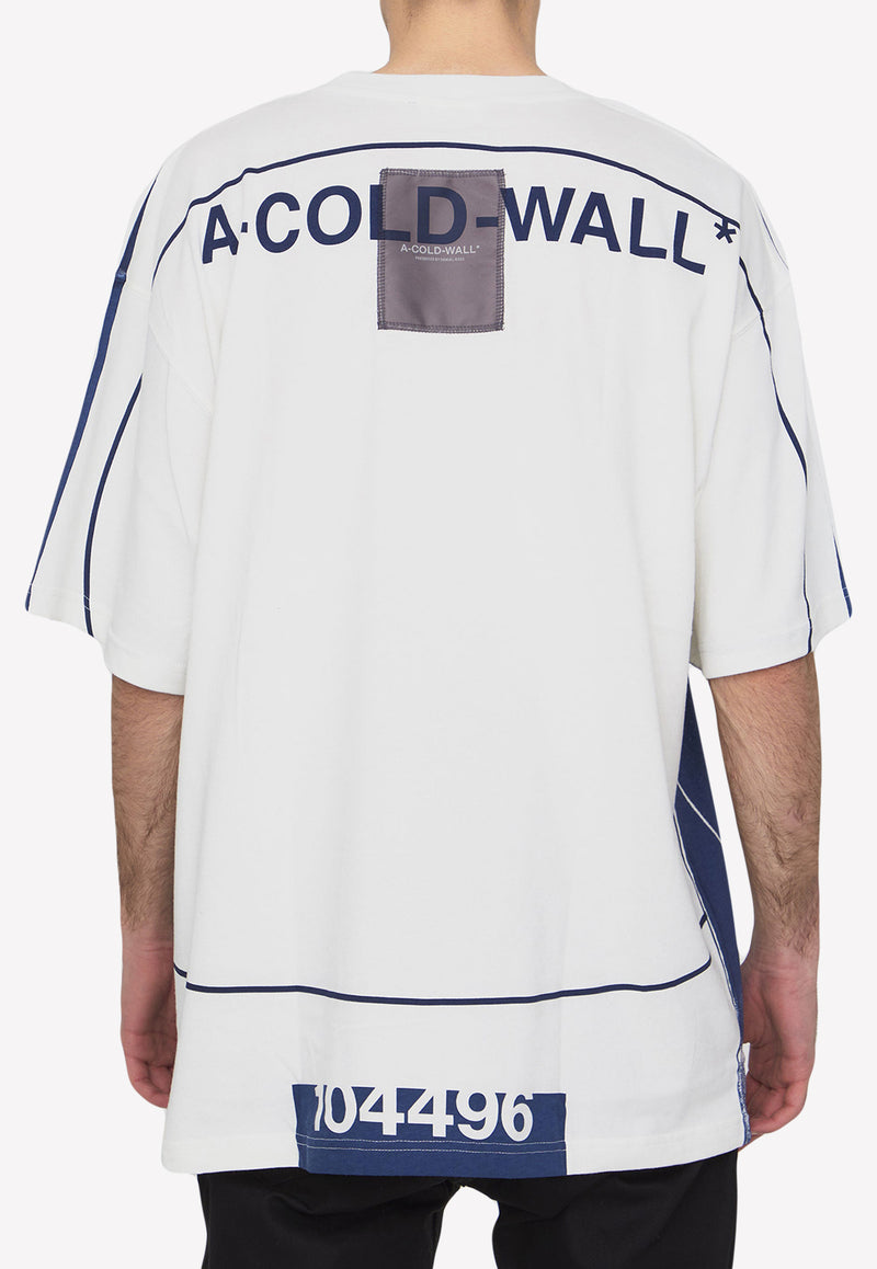 A-Cold-Wall Exposure Short-Sleeved T-shirt White ACWMTS122--WHITE