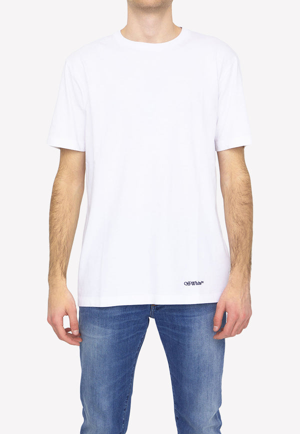Off-White Scribble Diagonal T-shirt White OMAA027S23JER012--0110
