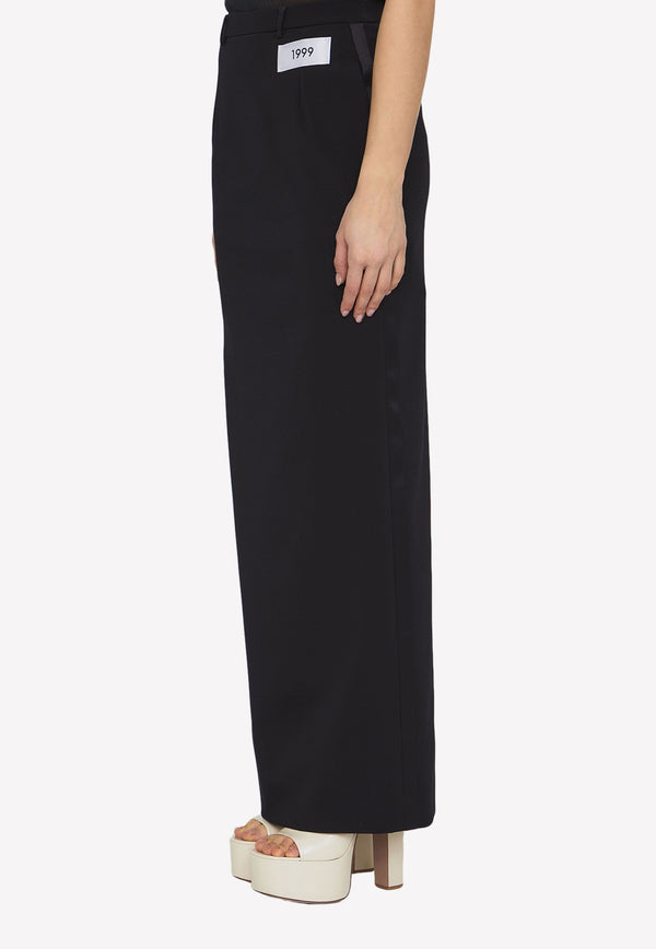 Dolce & Gabbana Jersey Maxi Skirt Black F4CLWT-FURLE-N0000