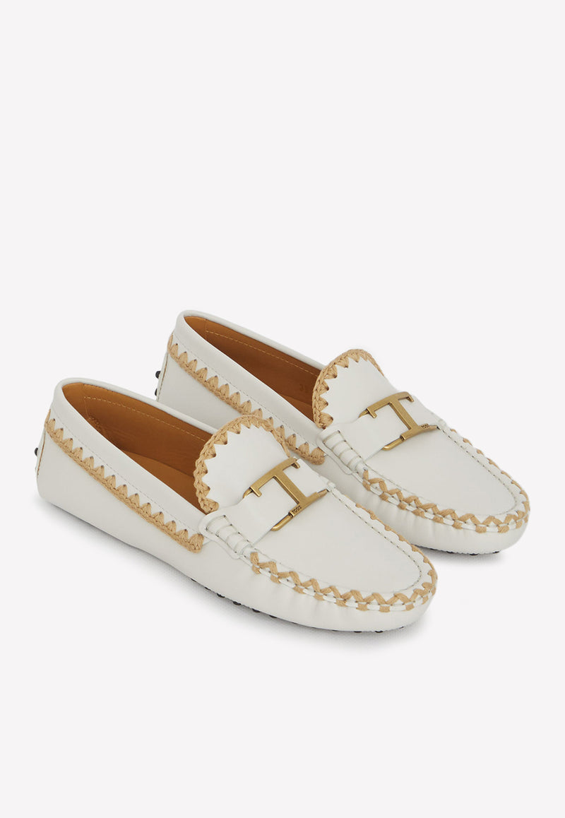 Tod's Timeless Leather Loafers XXW00G0GZ50-QGW-B015 White