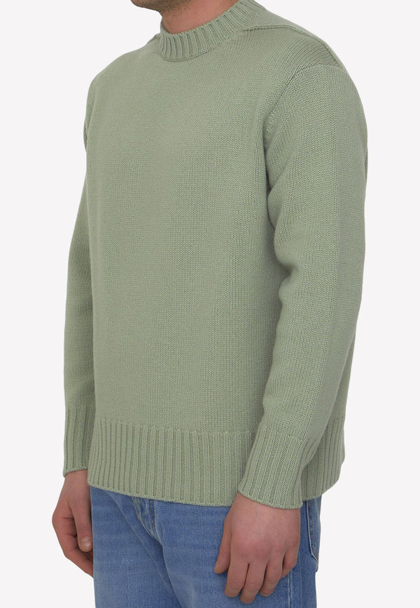 Lanvin Crewneck Cashmere Sweater  RM-PO0004-K400-P23--401 Olive