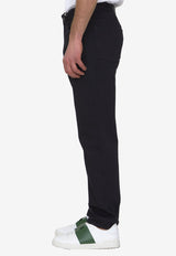 Valentino Rockstud Straight Jeans 2V3DE01T93P--0NO Black