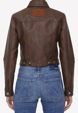 Etro Paisley Jacquard Cropped Jacket  12157-8508-600 Multicolor