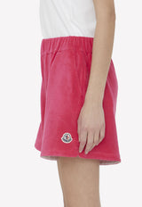 Moncler Terrycloth Mini Shorts Pink 8H00022-596LS-562