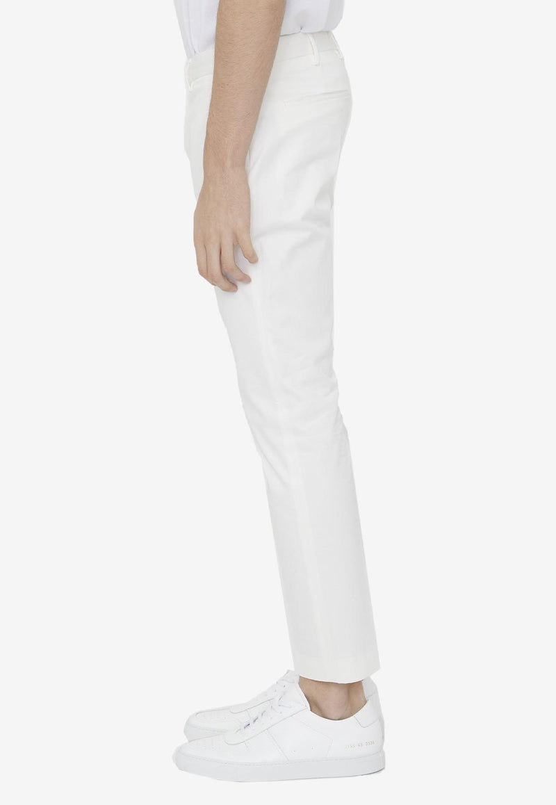 PT Torino Straight-Leg Pants COASX0Z00FWD-NU61-0010 White