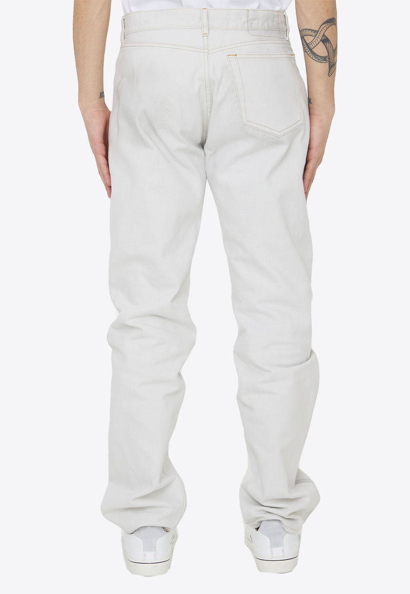 Maison Margiela Basic Straight-Leg Jeans White S50LA0216-S30857-961