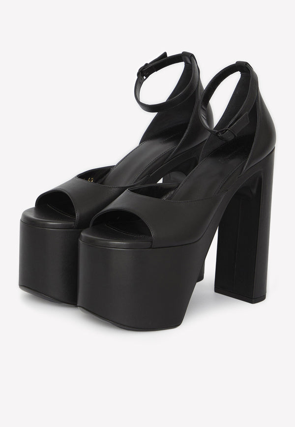 Balenciaga Camden 160 Platform Sandals in Calf Leather 742308-WB9G1-1000 wshoeseu_EU 36