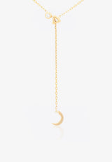 Vivid Jewelers Special Order- Bespoke Arabic Letter ر Necklace in Yellow-Gold and Diamonds Gold