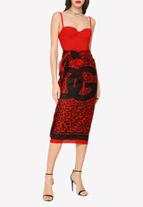 Leopard-Print Batiste Sarong Dolce & Gabbana O4A01J FI5E0 HSYJN