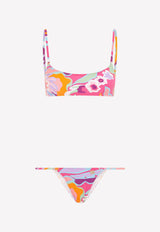 Dolce & Gabbana 60's Print Bralet Bikini Multicolor O8B35J FSGZN HH3JV