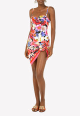 Dolce & Gabbana Garden Print Balconette Swimsuit Multicolor O9A13J FSGZJ HN3IX