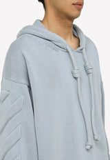 Off-White 3D Diag Hooded Sweatshirt OMHU002S23KNI001/M_OFFW-4141 Light Blue