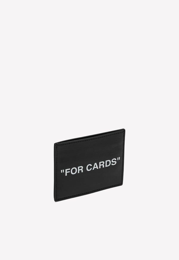 Off-White For Cards' Leather Cardholder Black OMND031C99LEA001/L