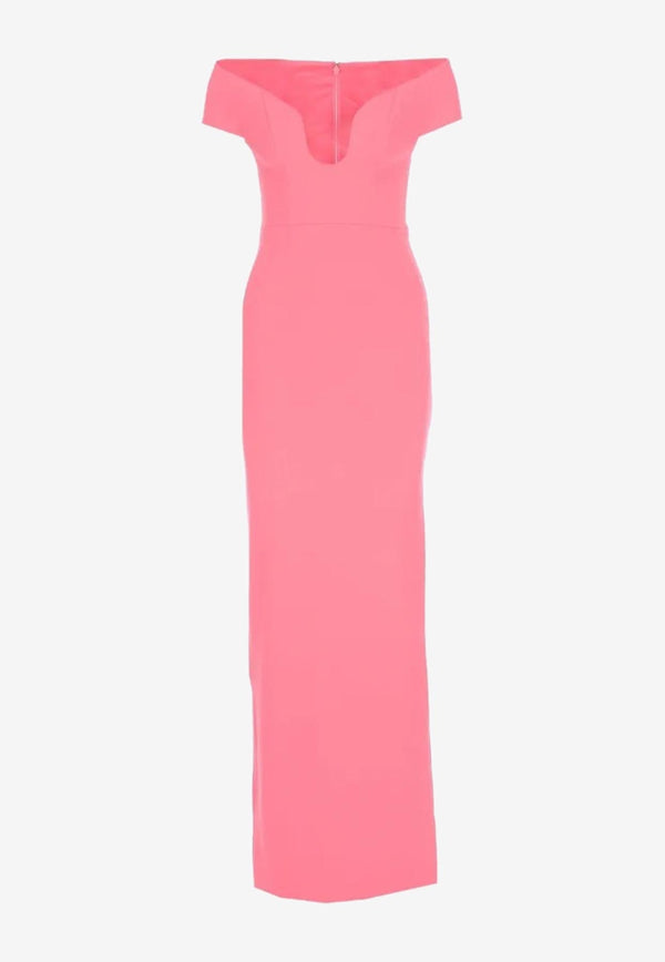 Solace London Marlowe Maxi Dress Pink OS32004PINK