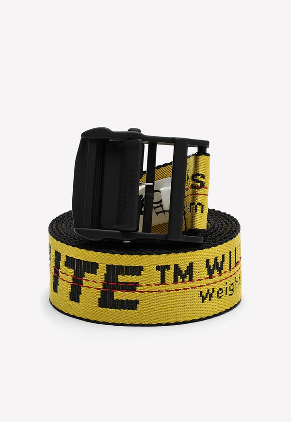 Off-White Industrial Logo Belt OWRB083C99FAB001/L Yellow