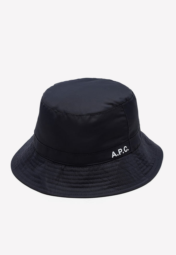 A.P.C. Logo Detail Bucket Hat Blue PAAES-M24096-NY/L