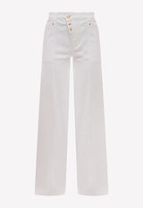Tom Ford Wide-Leg Jeans PAD104-DEX160 AW003 White