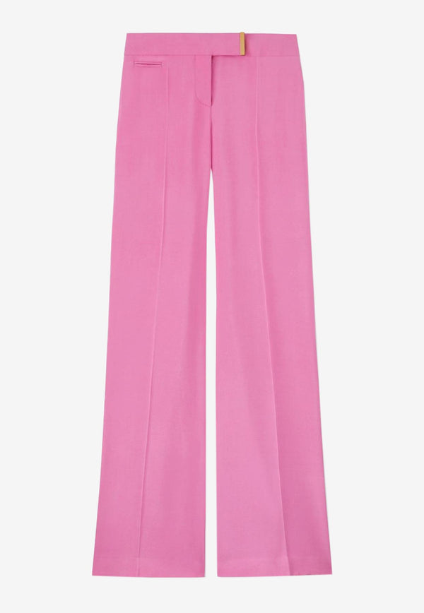 Tom Ford Wide-Leg Tailored Pants PAW506-FAX1016 DP152 Pink
