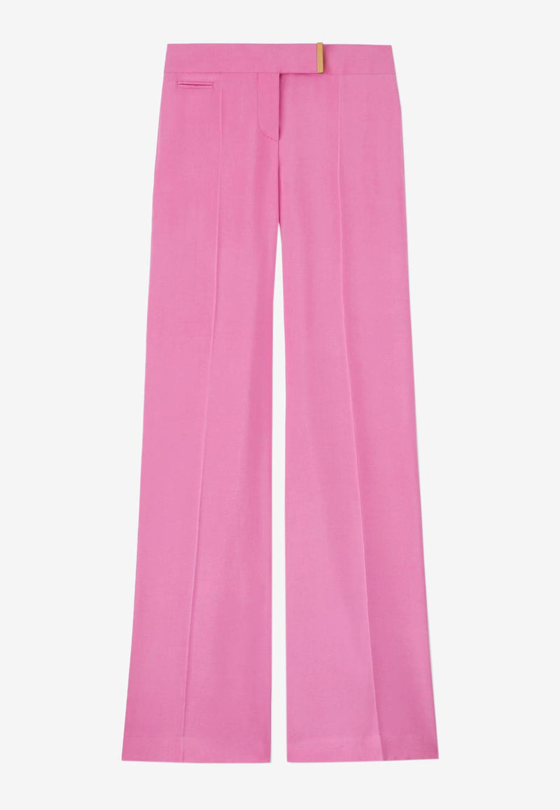 Tom Ford Wide-Leg Tailored Pants PAW506-FAX1016 DP152 Pink