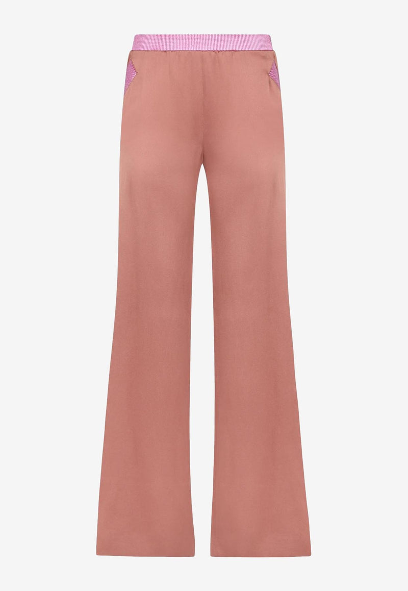 Tom Ford Wide-Leg Pants in Double-Faced Satin PAW516-FAX727 DP219 Pink