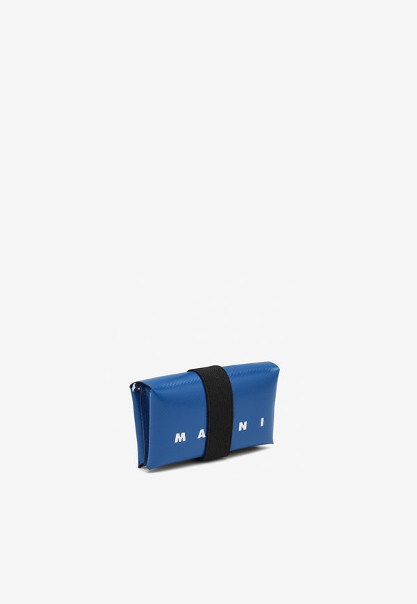 Marni Origami Logo-Print Wallet PFMI0007U2P3572/L Blue