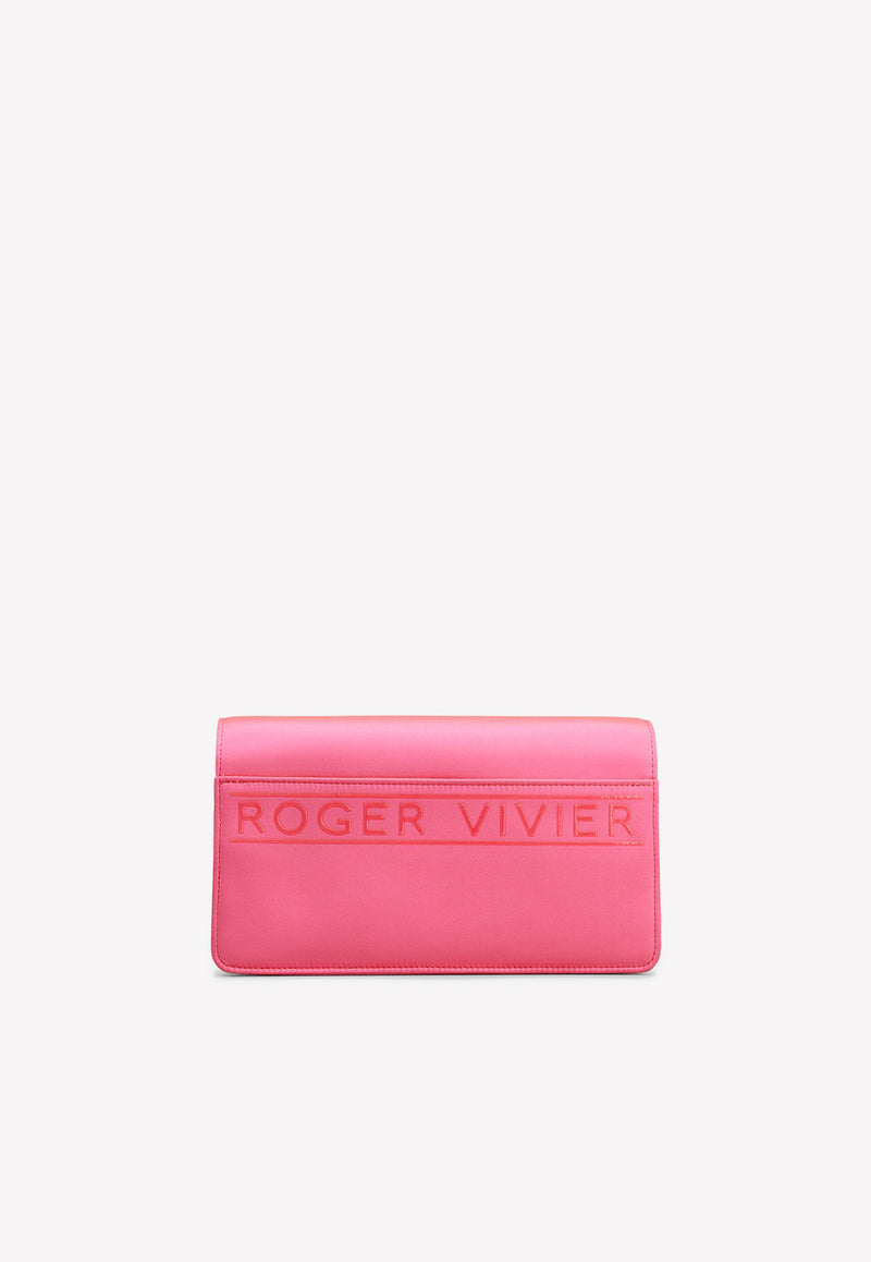 Viv' Choc Jewel Mini Bag in Satin Roger Vivier RBWAOGC0100RS0M820 Pink